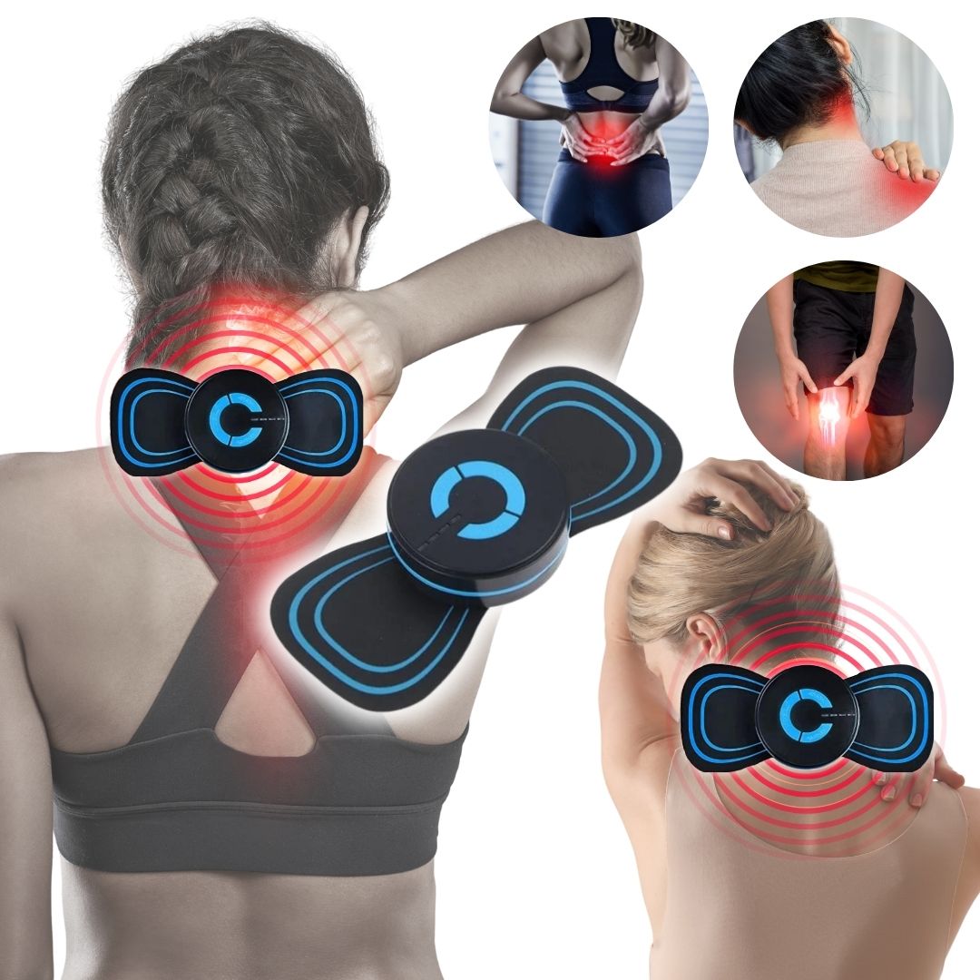 Handheld percussion massager for deep tissue muscle recovery & tension relief. Ideal for athletes.