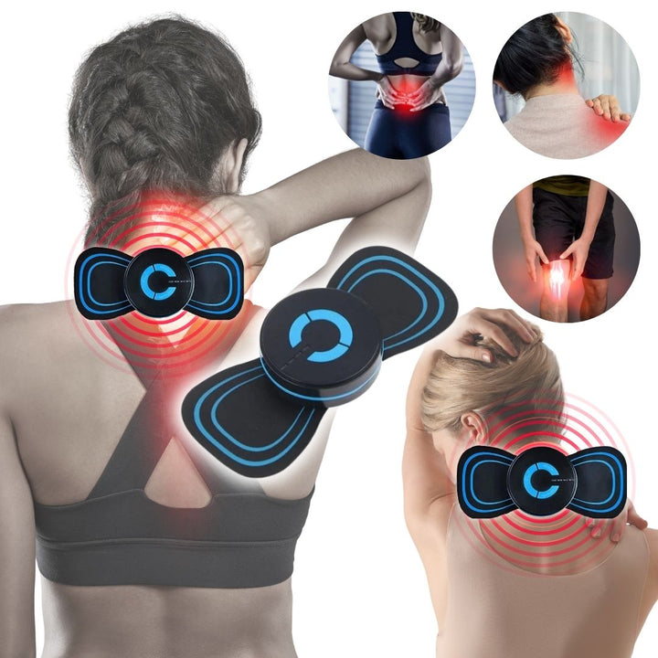 Handheld percussion massager for deep tissue muscle recovery & tension relief. Ideal for athletes.