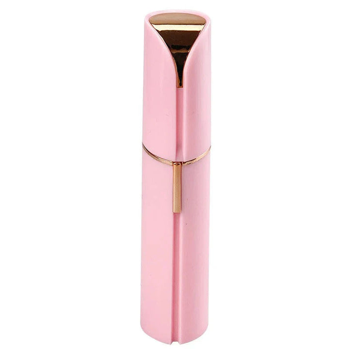 Portable electric facial hair remover for women, sleek design for quick touch-ups & travel beauty.