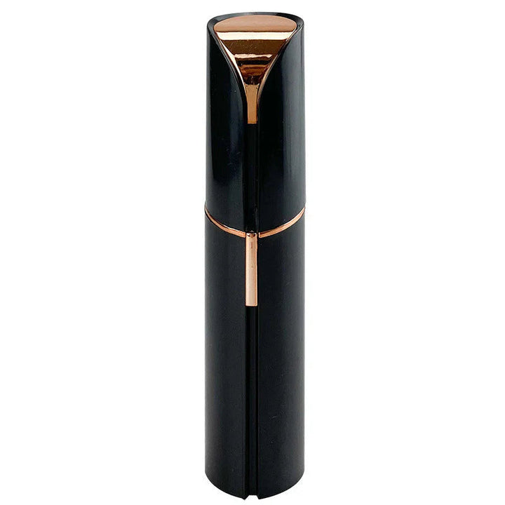 Electric facial hair remover for women with sensitive skin, ensuring painless & smooth results on the go.