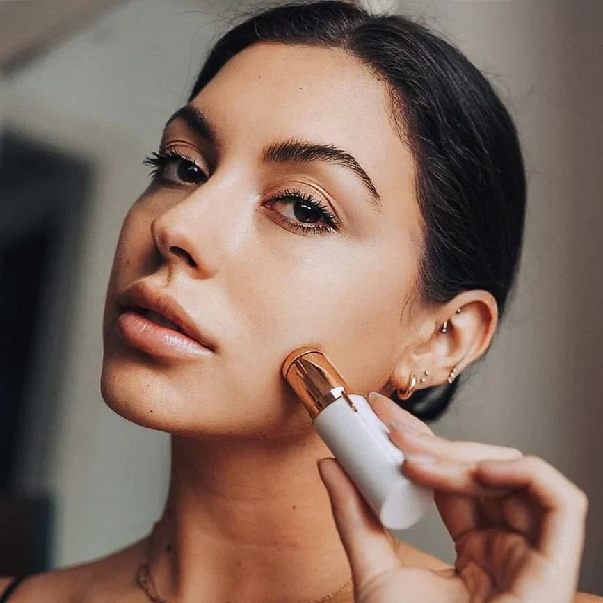 Effective women's electric facial hair remover, ensuring smooth, precise results for daily beauty.