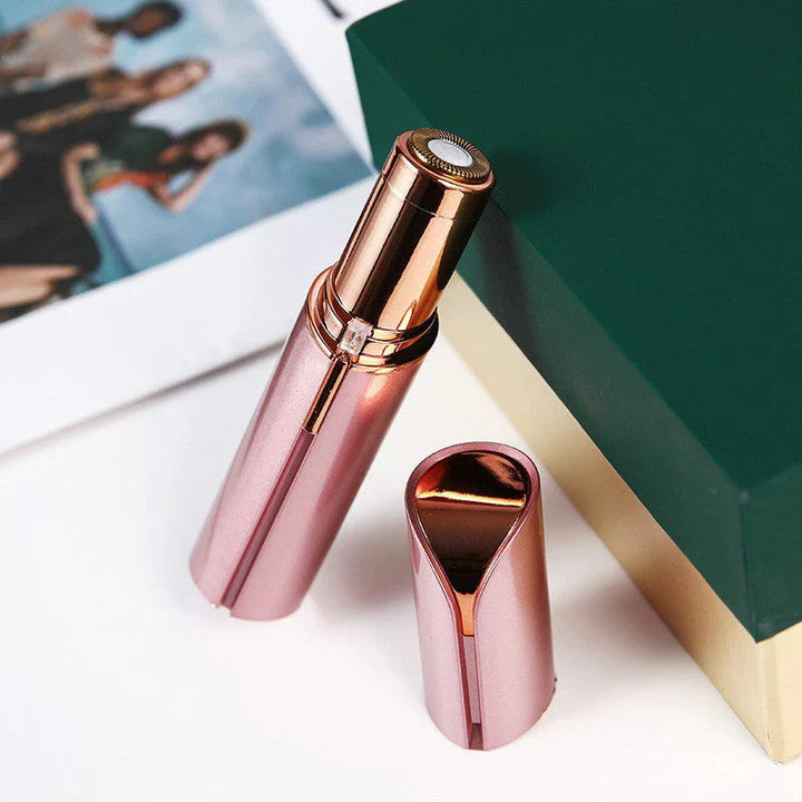 Sleek, portable electric facial hair remover for women, a discreet beauty tool for quick, smooth touch-ups.
