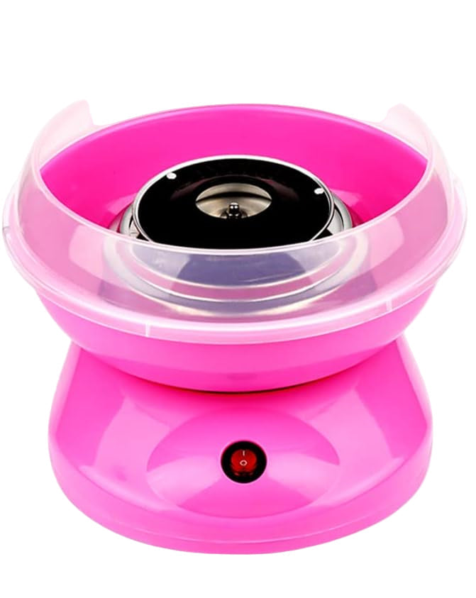 Flurina portable cotton candy machine in action, spinning sugar into carnival-style candy.