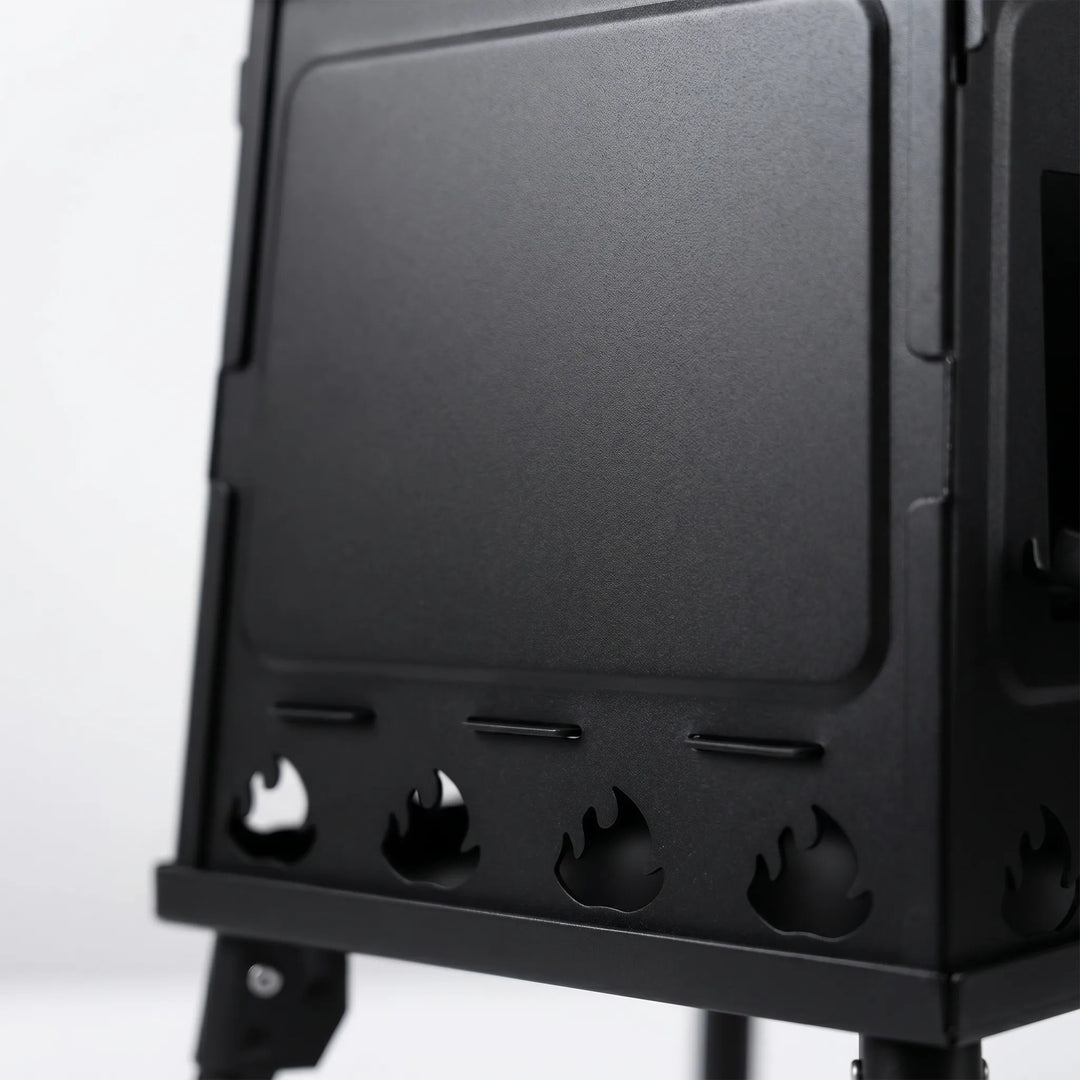 Versatile folding outdoor cooking stove, ideal for backpacking, camping gear, and camp essentials.