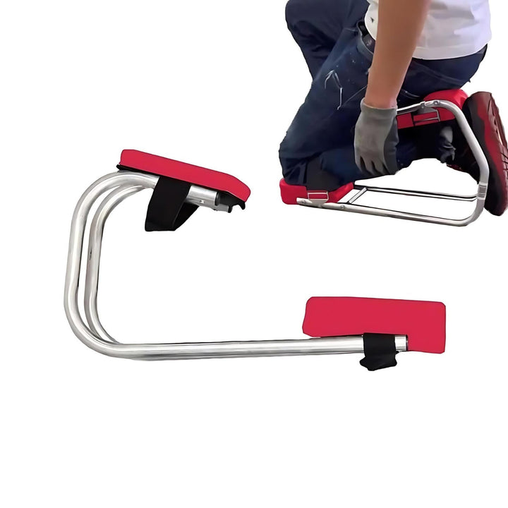 Compact folding garden kneeler and stool, ideal for small spaces and everyday garden use.