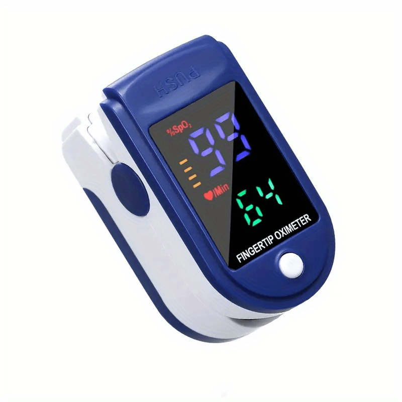 Portable health monitor for oxygen saturation, heart rate, and vital signs. Essential pulse oximeter for home health & fitness.