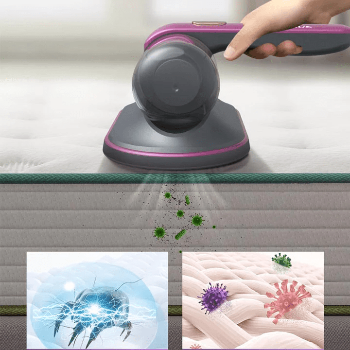 High-frequency handheld vacuum, powerful suction, USB rechargeable, lightweight for daily quick cleaning.