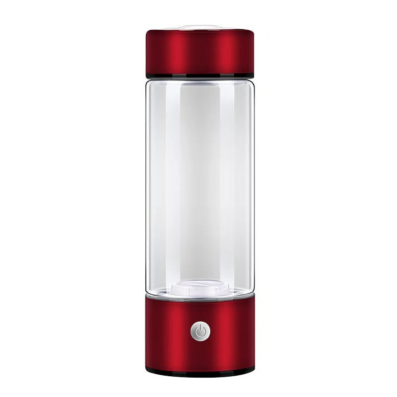 Eco-friendly portable hydrogen water bottle charging, ready for enhanced hydration and health benefits.