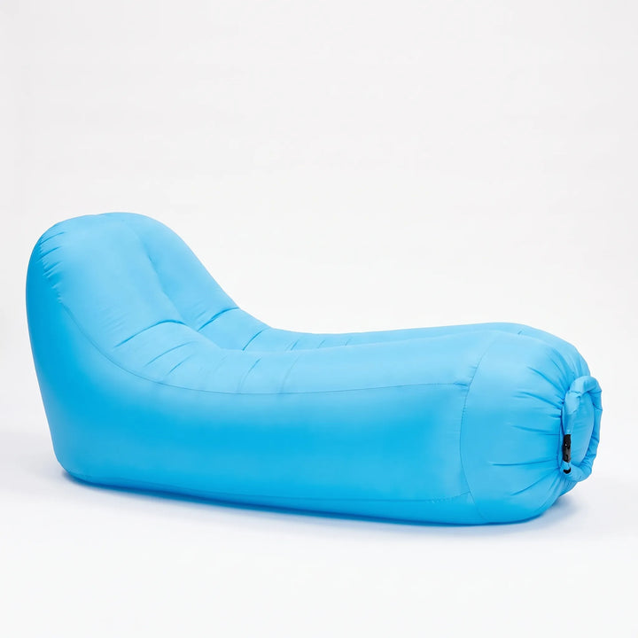 Versatile portable inflatable outdoor lounge chair. Comfortable and easy to setup for any outdoor relaxation.