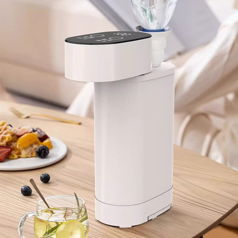 Fast heating portable water dispenser. Enjoy instant hot water for coffee, tea, or cold drinks anywhere.