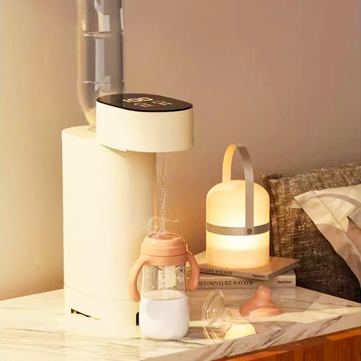 Safe & convenient portable instant hot & cold water dispenser. QuickHeat makes travel and home life easier.