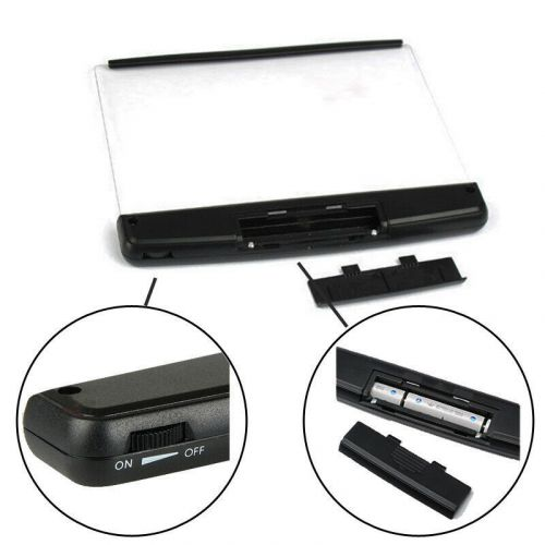 Compact LED desk lamp with eye-care technology, ideal for reading. Durable ABS plastic, clip-on design.