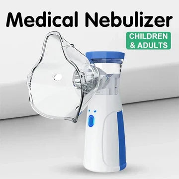 Advanced mesh nebulizer, silent & efficient for asthma management in adults & children.
