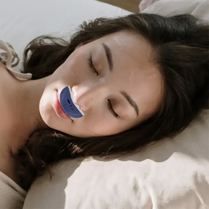 Rechargeable portable nasal air circulator. Unisex sleep aid for sleep apnea, anti-snoring & enhanced comfort.