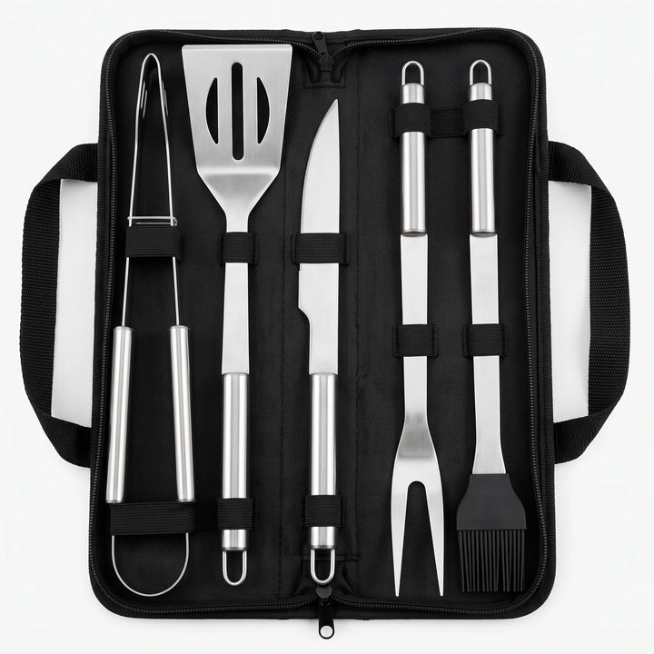 High-quality outdoor grilling tools for delicious BBQ meals, perfect for any backyard chef.