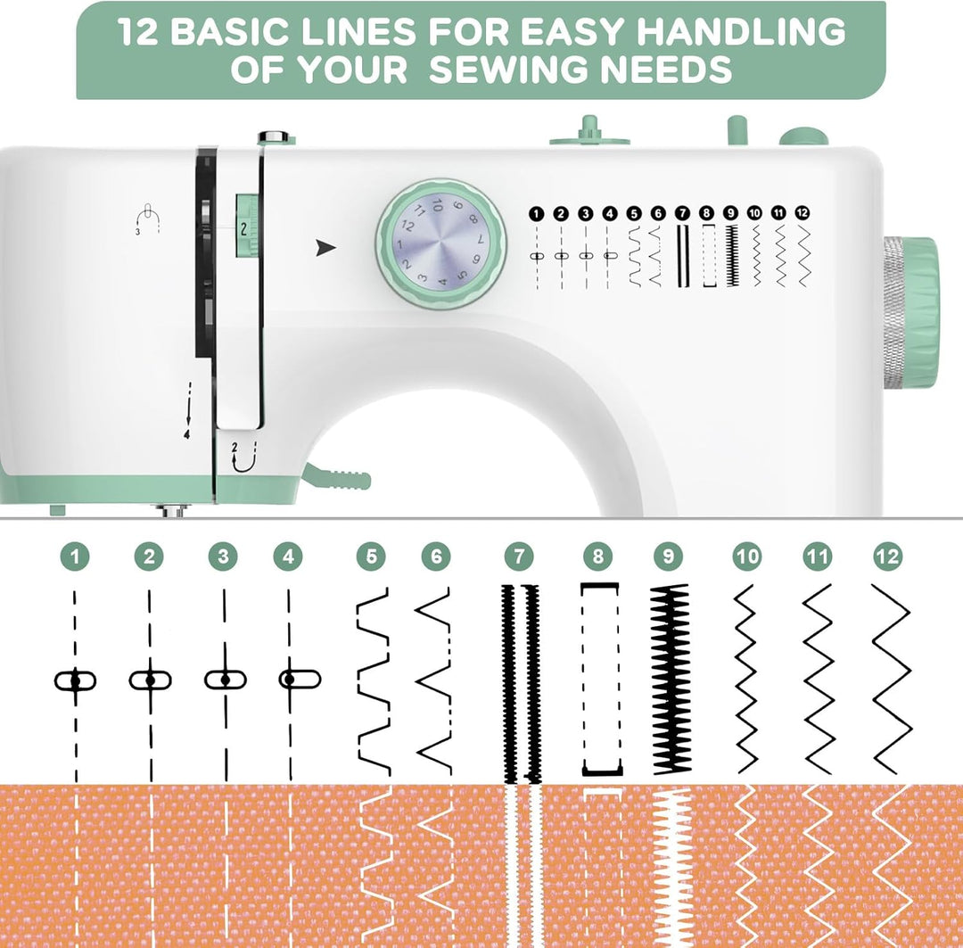 StitchPro portable sewing machine with included extension table for larger DIY projects.