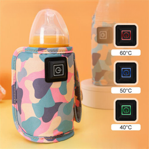 MilkWarmer Go: compact, portable USB bottle warmer for travel, keeping baby milk perfectly warm on the go.