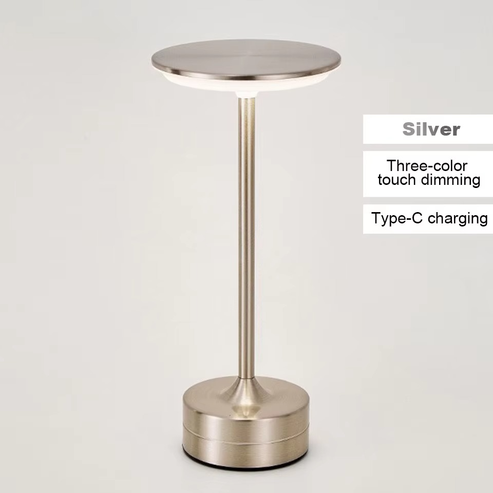 Home decor LED lamp, touch sensor control, USB rechargeable, adds a modern touch to any room.