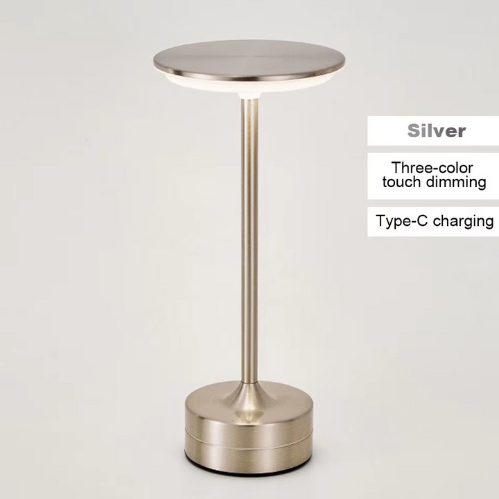 Home decor LED lamp, touch sensor control, USB rechargeable, adds a modern touch to any room.