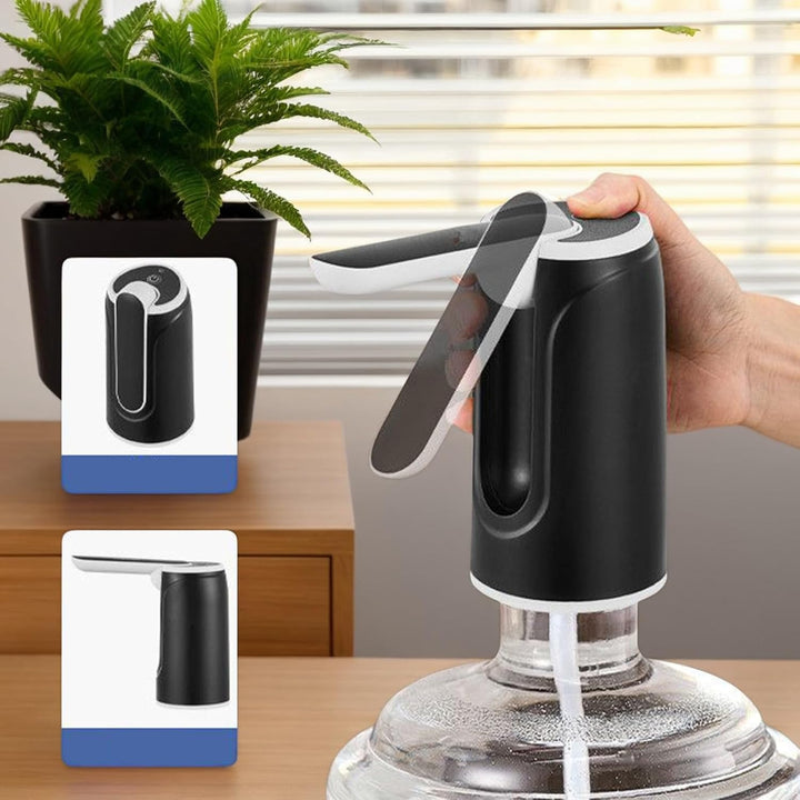 Hydravo portable automatic water dispenser, USB rechargeable, easy to install on water jugs