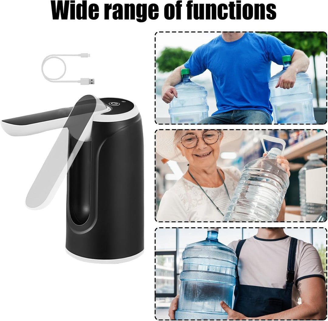 Modern Hydravo portable water dispenser, USB charge, hands-free operation, kitchen gadget
