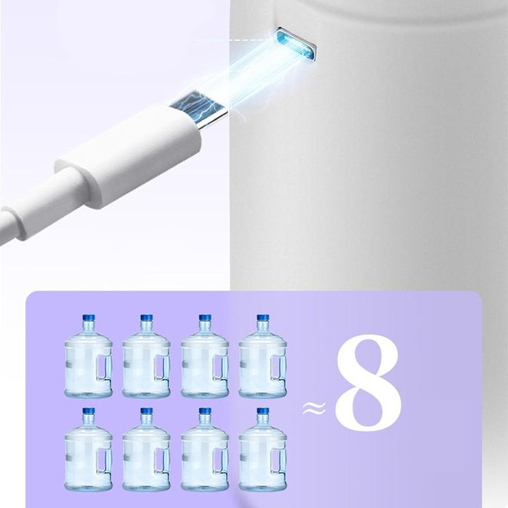 USB rechargeable Hydravo water dispenser, touch button, fast dispense, kitchen gadget