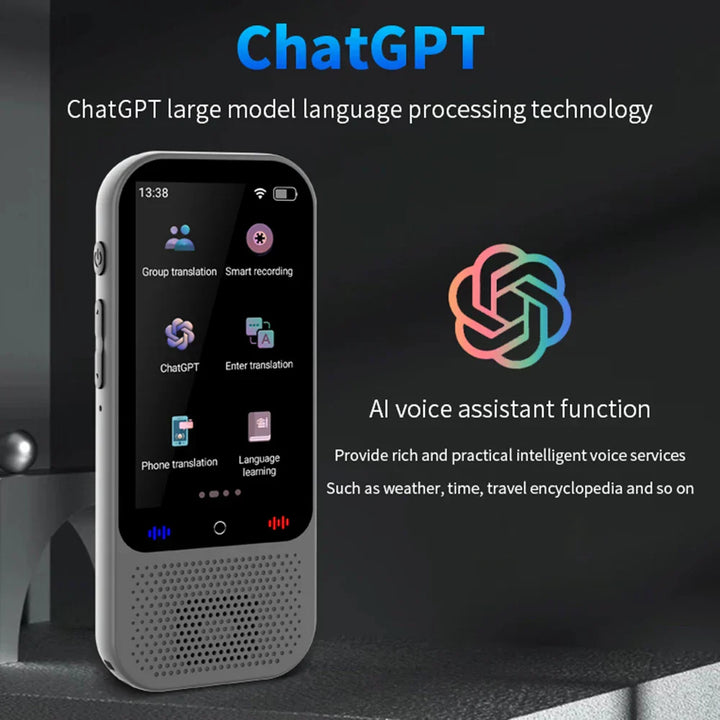Universal language translator for 138 languages, perfect portable electronic for travel.
