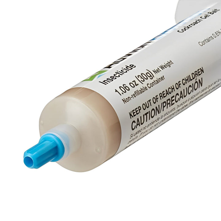 Close-up of cockroach control gel bait, an effective insecticide for targeted roach elimination & pest management.