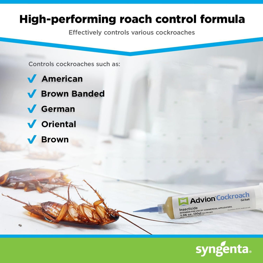 Indoxacarb gel bait syringe for powerful cockroach control. Targeted insecticide for effective roach elimination.