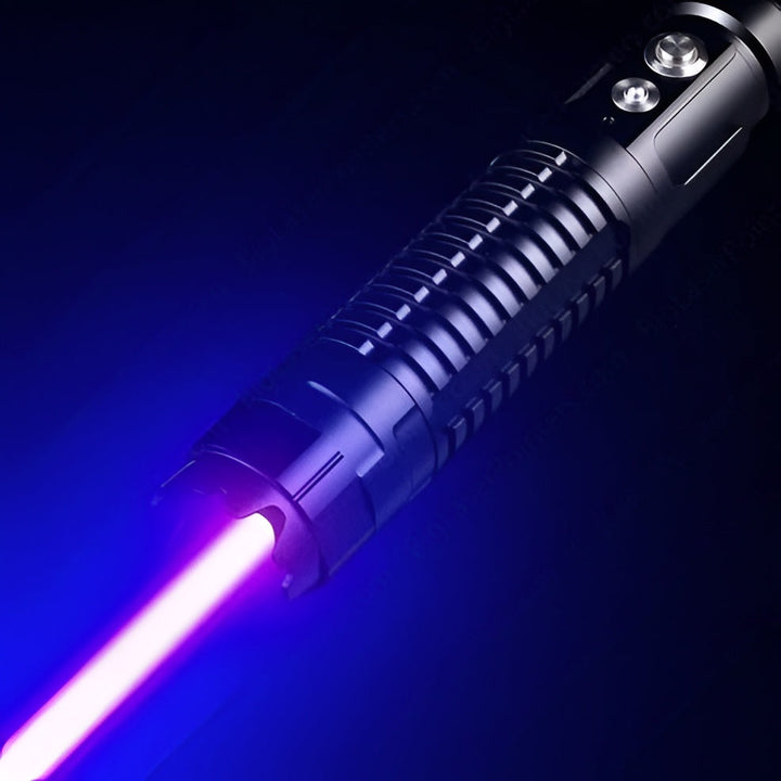 High power tactical laser torch providing illumination & fire starting for outdoor adventures.