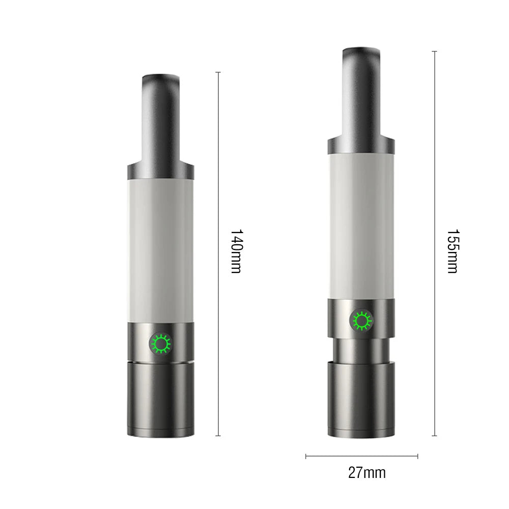 USB-C rechargeable LED torch, portable and durable for all outdoor activities.