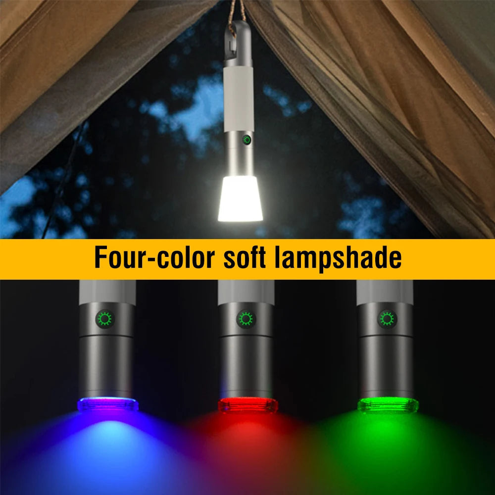 MeteorLite LED flashlight, powerful beam, compact size, fits easily in a pocket.