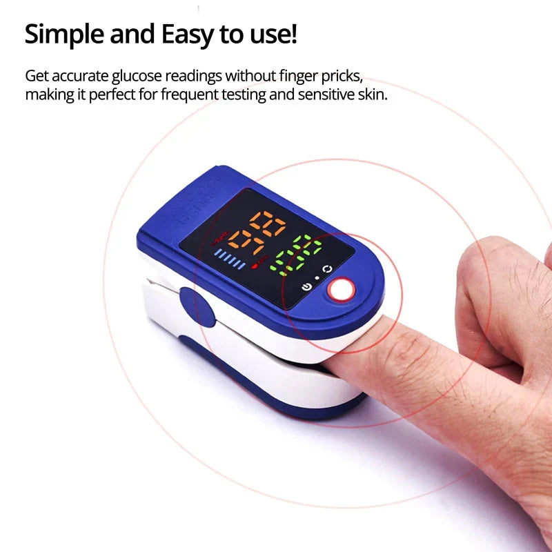 Accurate SpO2 pulse oximeter for continuous blood oxygen monitoring, essential digital health & wellness tool.