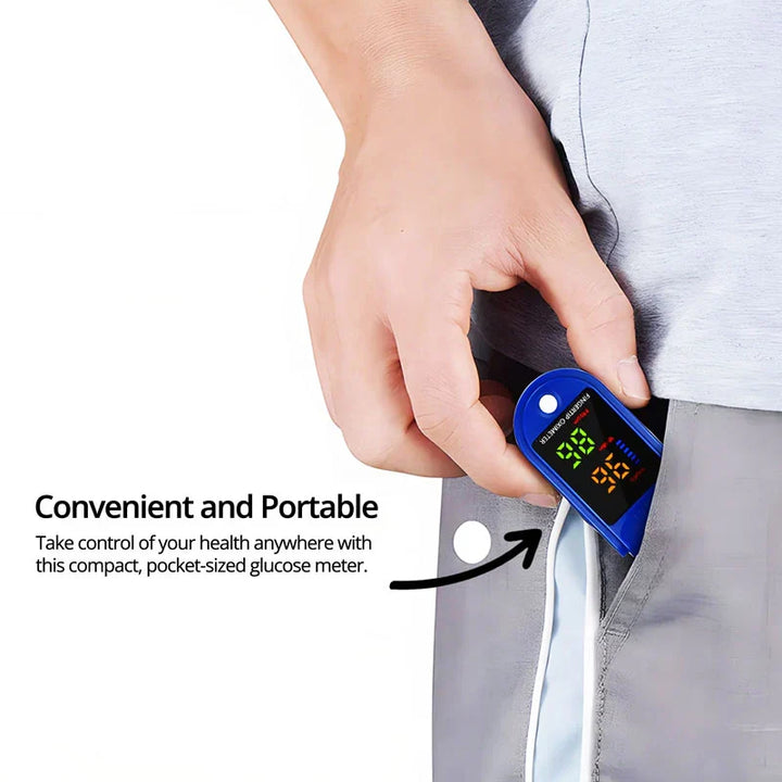 Non-invasive pulse oximeter and SpO2 sensor for reliable blood oxygen and heart rate health monitoring.