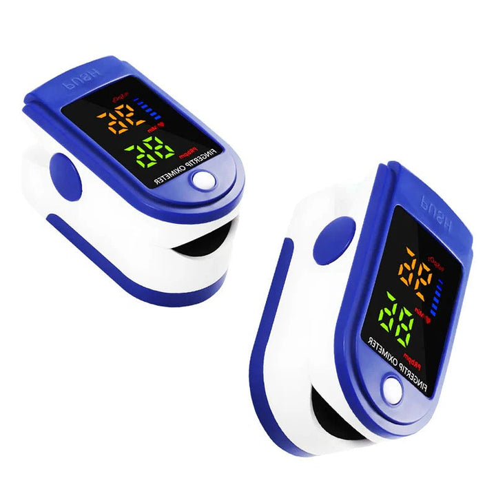 Compact blood oxygen meter with SpO2 sensor, a portable pulse oximeter for reliable health monitoring.