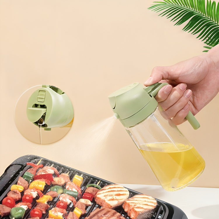 SprayPure smart oil sprayer, a precise kitchen tool for healthier, flavorful cooking and food prep.
