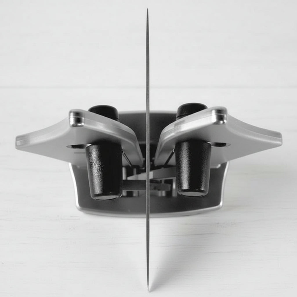 Achieve optimal sharpness with this precision knife sharpener, ideal for any home chef's kitchen.