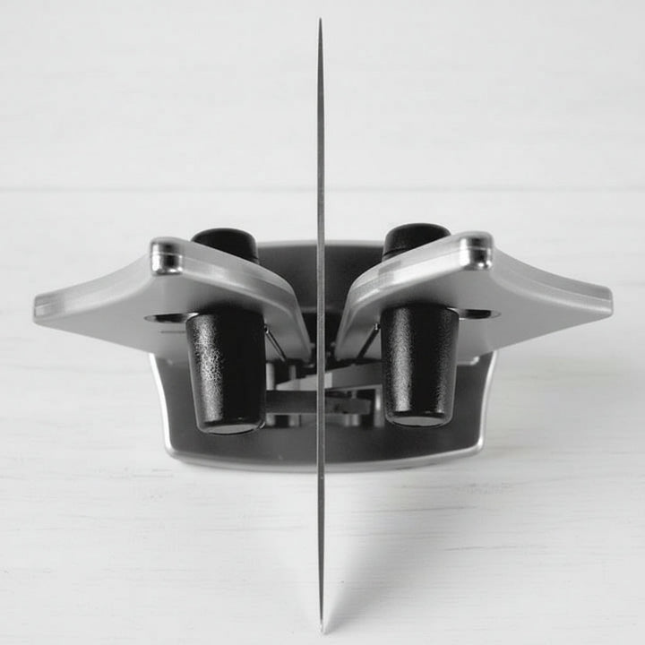 Achieve optimal sharpness with this precision knife sharpener, ideal for any home chef's kitchen.