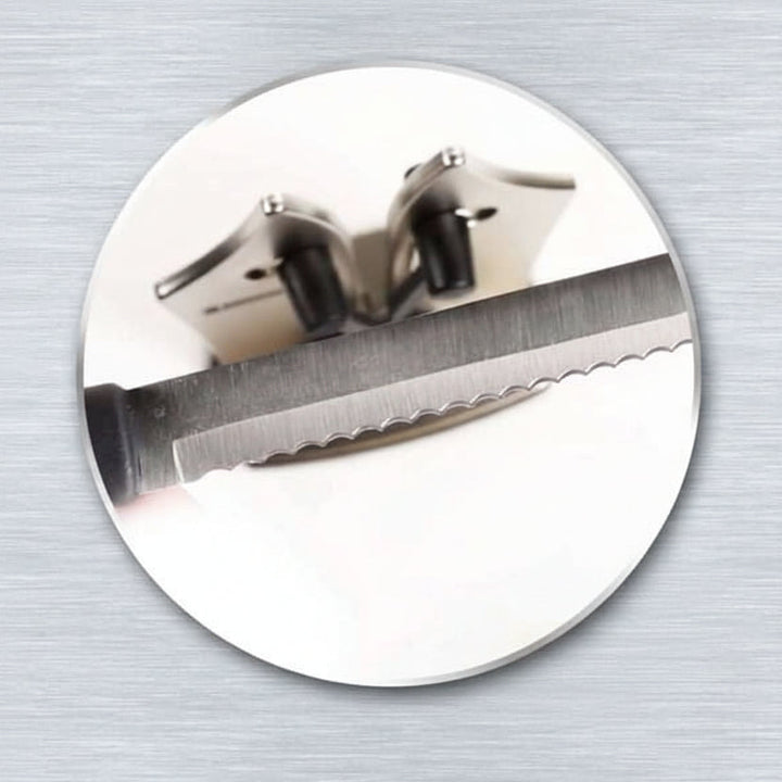 Tungsten carbide precision knife sharpener for consistent, optimal sharpness and durable blade performance.