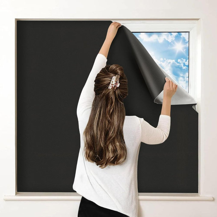 Premium blackout window shade for total room darkness & privacy, perfect for bedroom, nursery, or office.