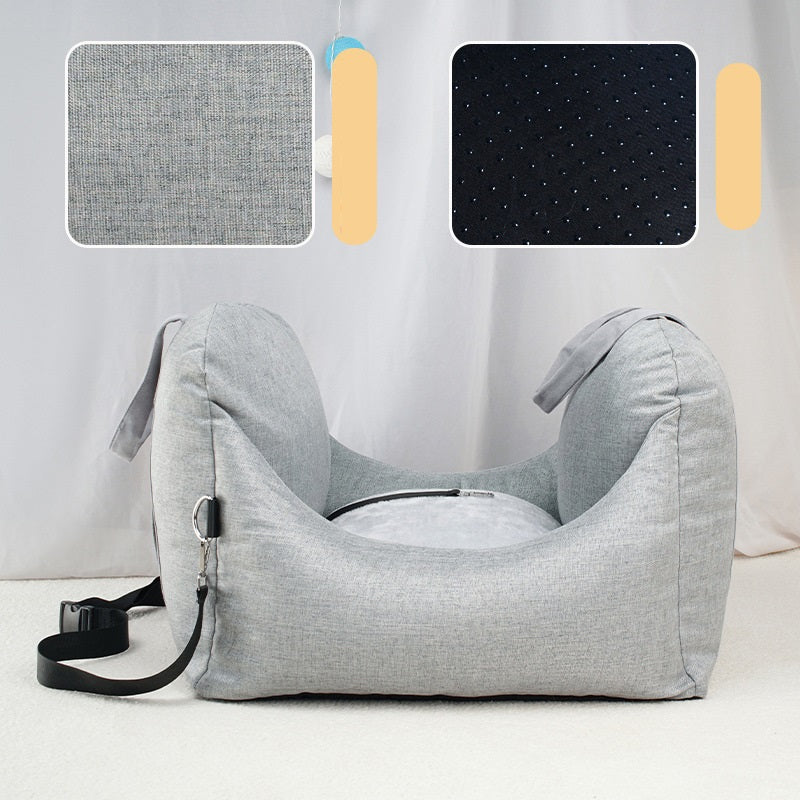 Stylish pet house, CuddleHaven™ premium design blends with home decor. Perfect dog & cat bed.