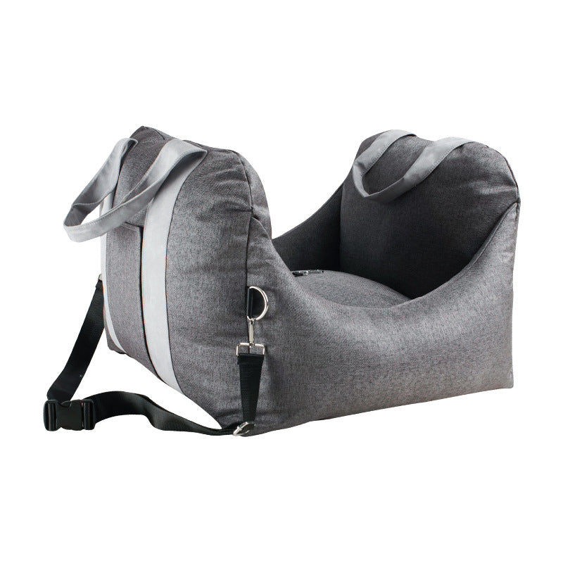 Luxurious CuddleHaven™ cat bed, an all-season pet house for ultimate coziness & stylish relaxation.