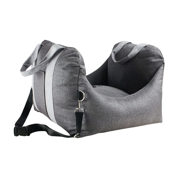 Luxurious CuddleHaven™ cat bed, an all-season pet house for ultimate coziness & stylish relaxation.