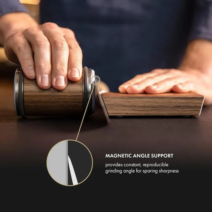 RollSharp knife sharpener with diamond coating for precise blade sharpening & cutlery care. A must-have kitchen tool.