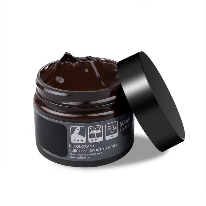 RestoreLeather Premium Leather Restoration Balm, your essential leather cleaner & protector.