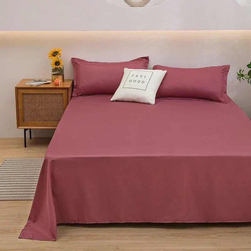 Folded premium linen duvet cover, ready to provide ultimate comfort and enhance any bedroom with its soft texture.