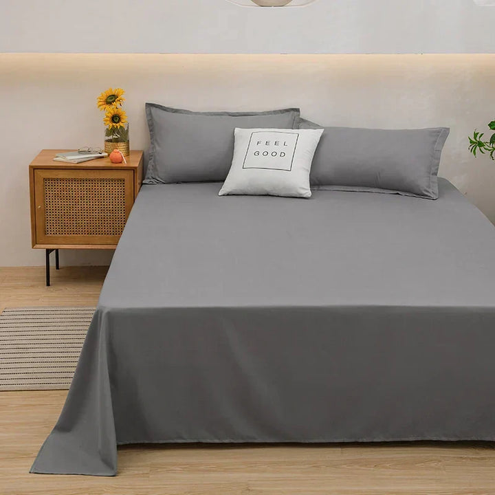Luxury linen duvet cover, adding elegance and supreme comfort to modern home textiles and bedroom decor.