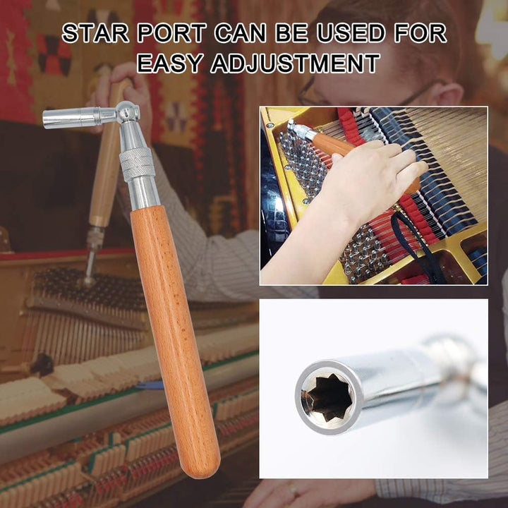 High-quality 16-piece piano tuning kit by Arvena, essential for musical instrument repair and maintenance