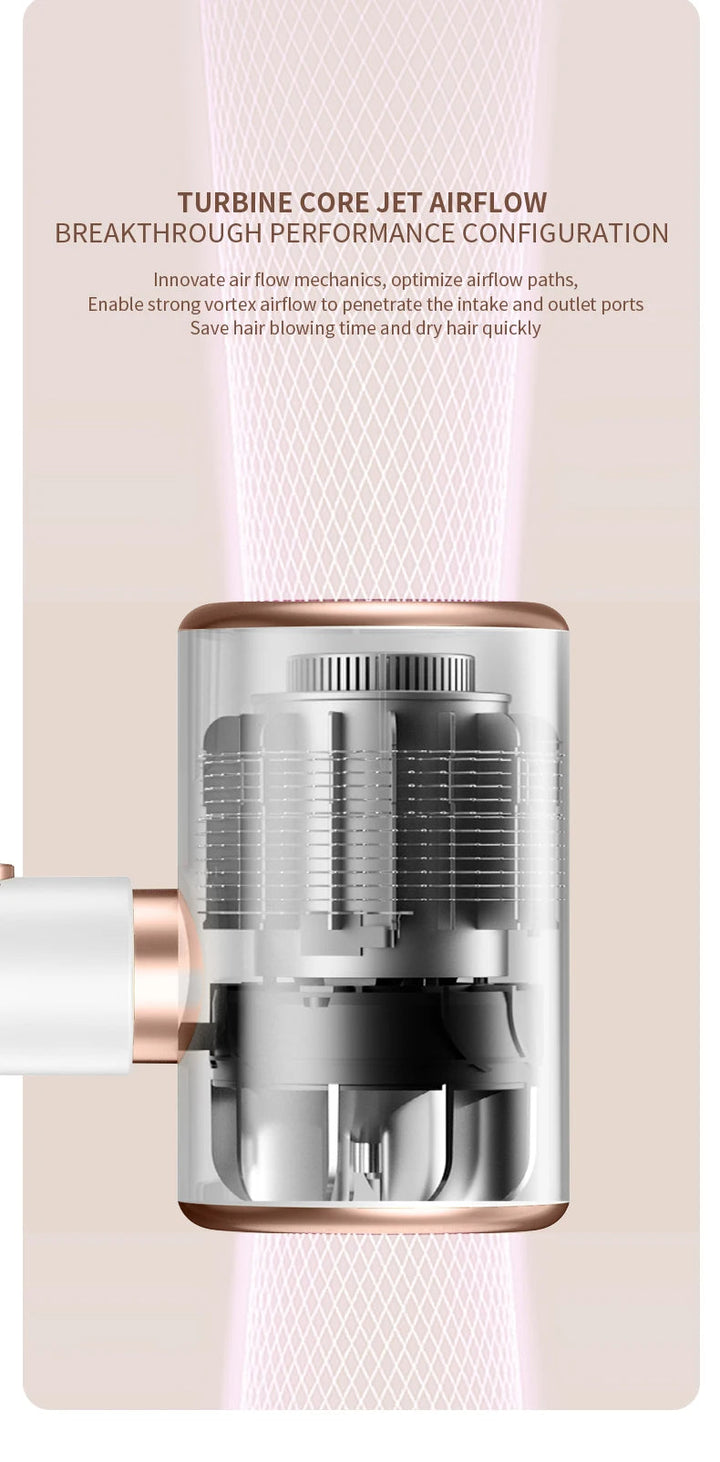 Haircare essential: 2400W hairdryer with cold air shot for setting hairstyles