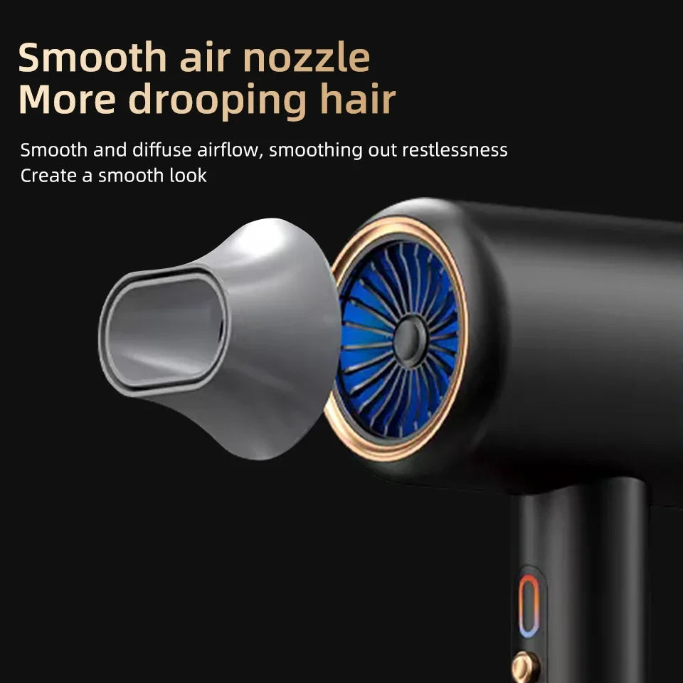 2400W powerful hairdryer, a durable and reliable professional styling tool